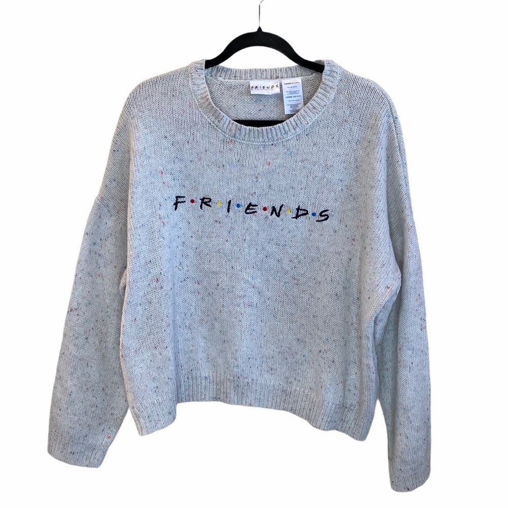 Friends TV Show Sweater White Juniors Size XL